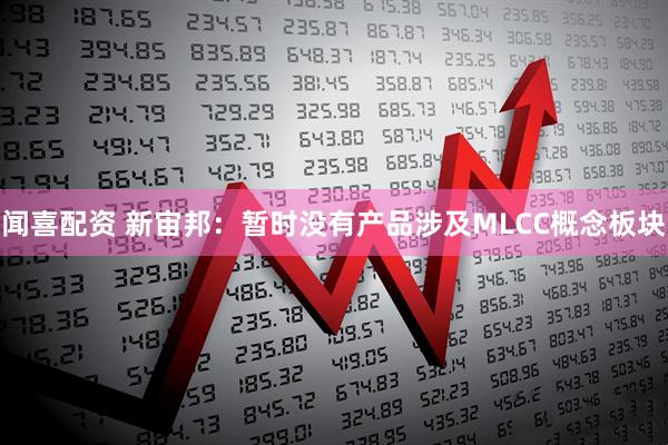 闻喜配资 新宙邦：暂时没有产品涉及MLCC概念板块